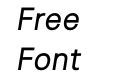 Celex Grotesk Italic Celex Grotesk Italic