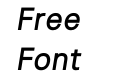 Celex Grotesk Medium Italic Celex Grotesk Medium Italic