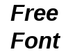 Liberation Sans Bold Italic