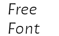 Chercan Light Italic Chercan Light Italic