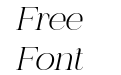 Chilia Italic Chilia Italic