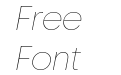 Chopin Trial Extra Light Italic Chopin Trial Extra Light Italic