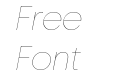 Chopin Trial Thin Italic Chopin Trial Thin Italic