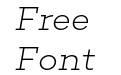 Choplin Extra Light Italic Choplin Extra Light Italic