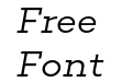 Choplin Light Italic Choplin Light Italic