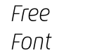 Chypre Norm Thin Italic Chypre Norm Thin Italic