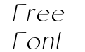 Cicada Extra Light Italic Cicada Extra Light Italic