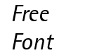 Libre Semi Sans SSi Italic