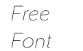 Clarika Grotesque Thin Italic Clarika Grotesque Thin Italic