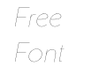 Clarika Grotesque Ultra Thin Italic Clarika Grotesque Ultra Thin Italic