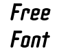 Clicker Condensed Bold Italic
