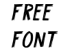 Coal Brush Italic Coal Brush Italic