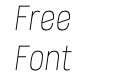 Coast Thin Italic Coast Thin Italic