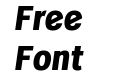 Coast Wide Black Italic Coast Wide Black Italic