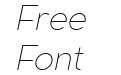 Cocomat Pro Extra Light Italic