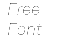 Colfax Thin Italic Colfax Thin Italic