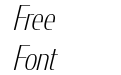 Condor Cond Extra Light Italic Condor Cond Extra Light Italic