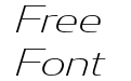 Condor Wide Extra Light Italic Condor Wide Extra Light Italic