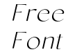 Conso Extra Light Italic Conso Extra Light Italic