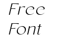 Conso Extra Light Italic