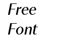 Contralto Small Regular Italic