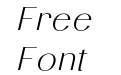 Cosen Light Italic Cosen Light Italic