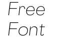 Cosmica Trial Light Italic Cosmica Trial Light Italic