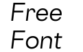 Cosmica Trial Regular Italic Cosmica Trial Regular Italic