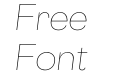 Cosmica Trial Thin Italic