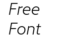 Cresta Light Italic Cresta Light Italic