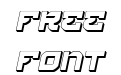 Crimson Destroyer 3D Italic Crimson Destroyer 3D Italic