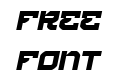 Crimson Destroyer Italic Crimson Destroyer Italic