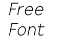 Crox Extra Light Compact Italic Crox Extra Light Compact Italic
