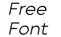 Crox Light Italic Crox Light Italic