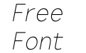 Crox Thin Compact Italic Crox Thin Compact Italic