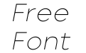 Crox Thin Italic Crox Thin Italic