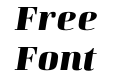 Curve Extra Bold Italic