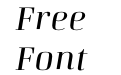 Curve Italic Curve Italic