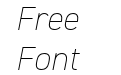 DIN 2014 Extra Light Italic DIN 2014 Extra Light Italic