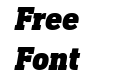 DIN Next Slab W04 Black Italic
