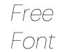 DM Sans Thin Italic DM Sans Thin Italic