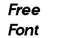 De Monte Extra Bold Italic De Monte Extra Bold Italic
