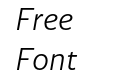Dejanire Sans Light Italic Dejanire Sans Light Italic
