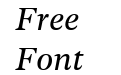 Dejanire Text Italic