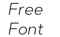 Dexa Round Extra Light Italic