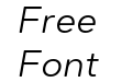 Dexa Round Light Italic Dexa Round Light Italic