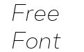 Dexa Round Thin Italic