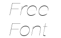 Dienstag Hairline Italic