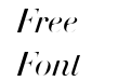 Diet Didot Title W03 Italic