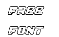 Digi Box Outline Italic Digi Box Outline Italic